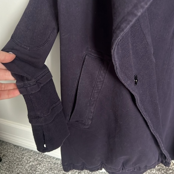 Navy button up sweater - Picture 3 of 7